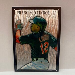 Francisco Lindor Indians Custom Card (079)